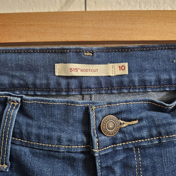 LEVI'S 515 Blue Denim Bootcut Jean Size 10 - Picture 3 of 7